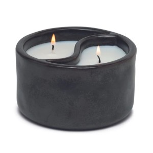 Ароматна соева свещ Падивакс Ин&Ян - черна керамика - Пало санто и Каде